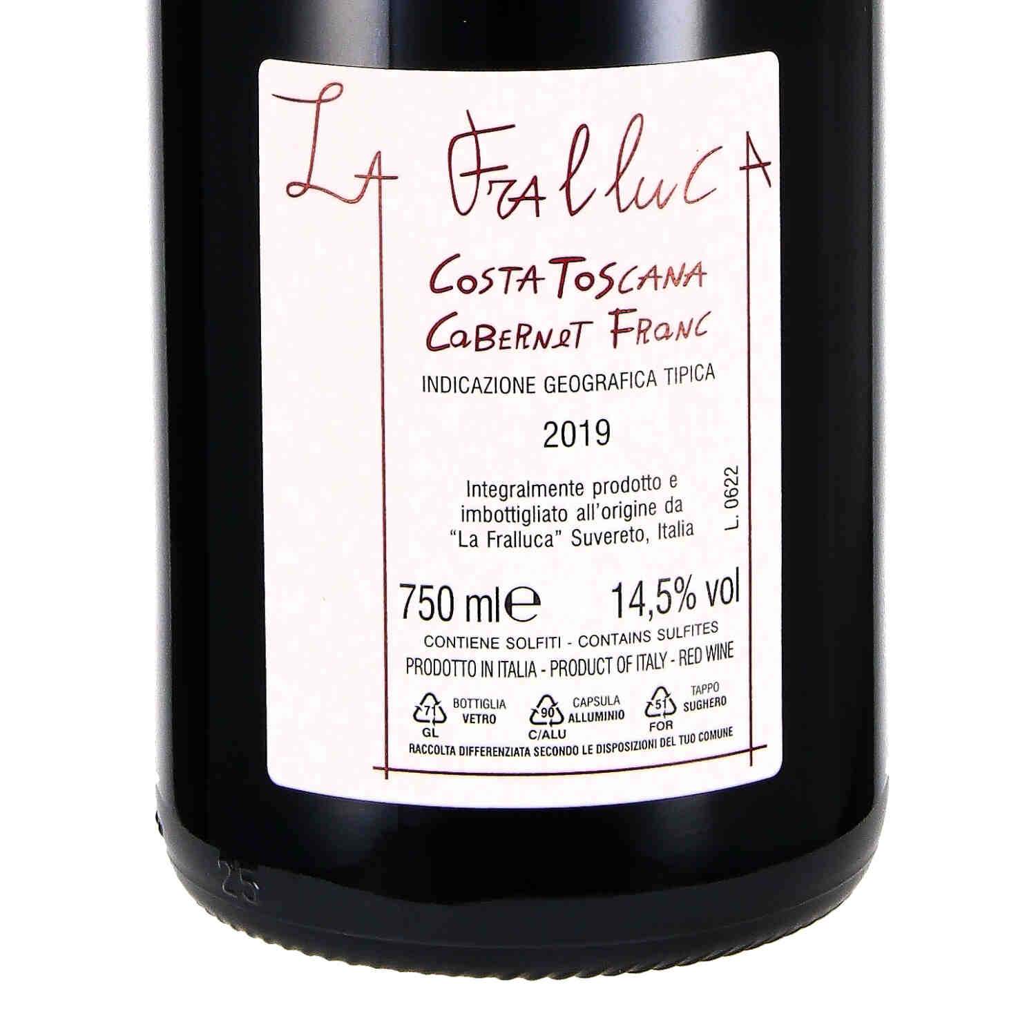 Fralluca Cabernet Franc Costa Toscana IGT 2019
