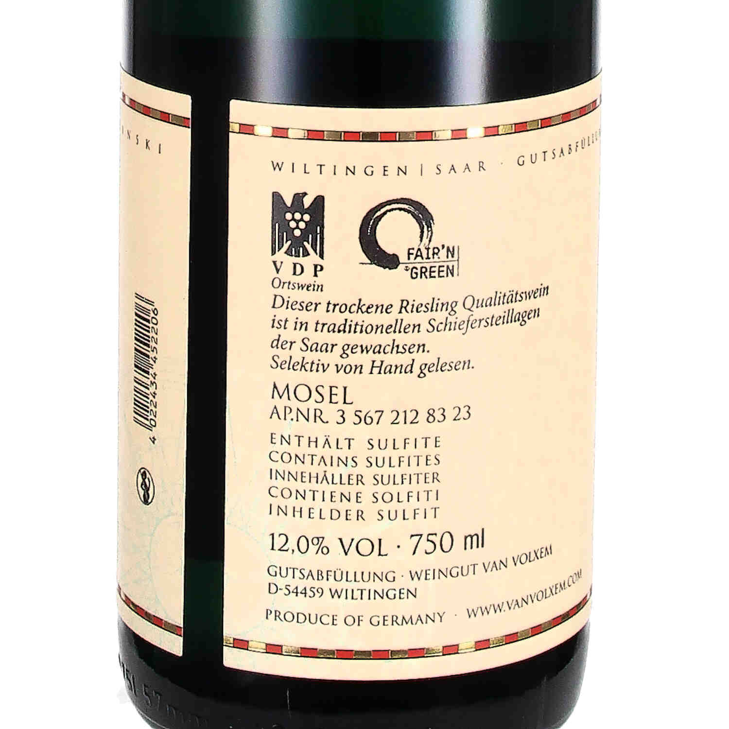 Wiltinger Riesling VDP.Ortswein 2022