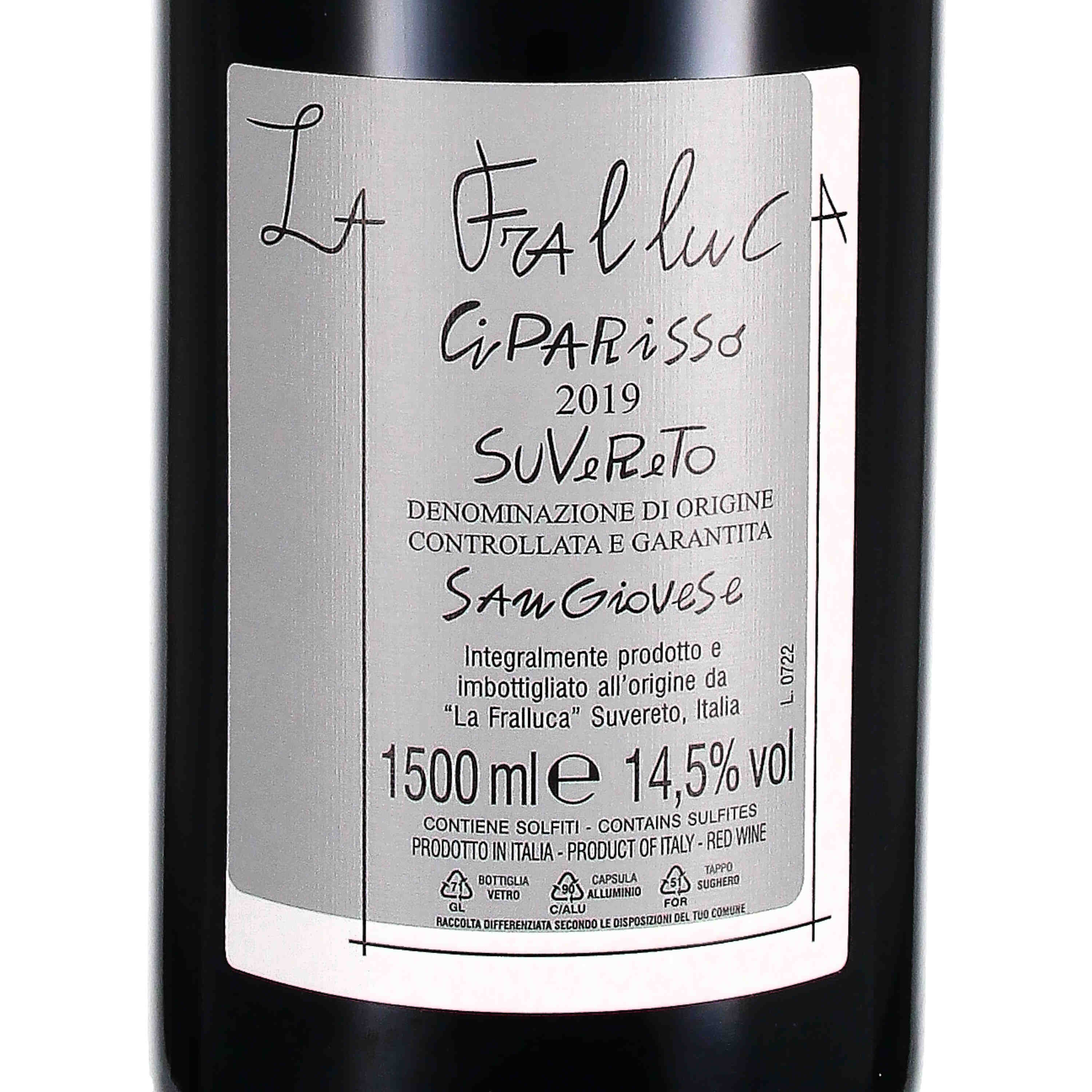 Fralluca Sangiovese Suvereto DOCG Ciparisso 2019 - Magnum