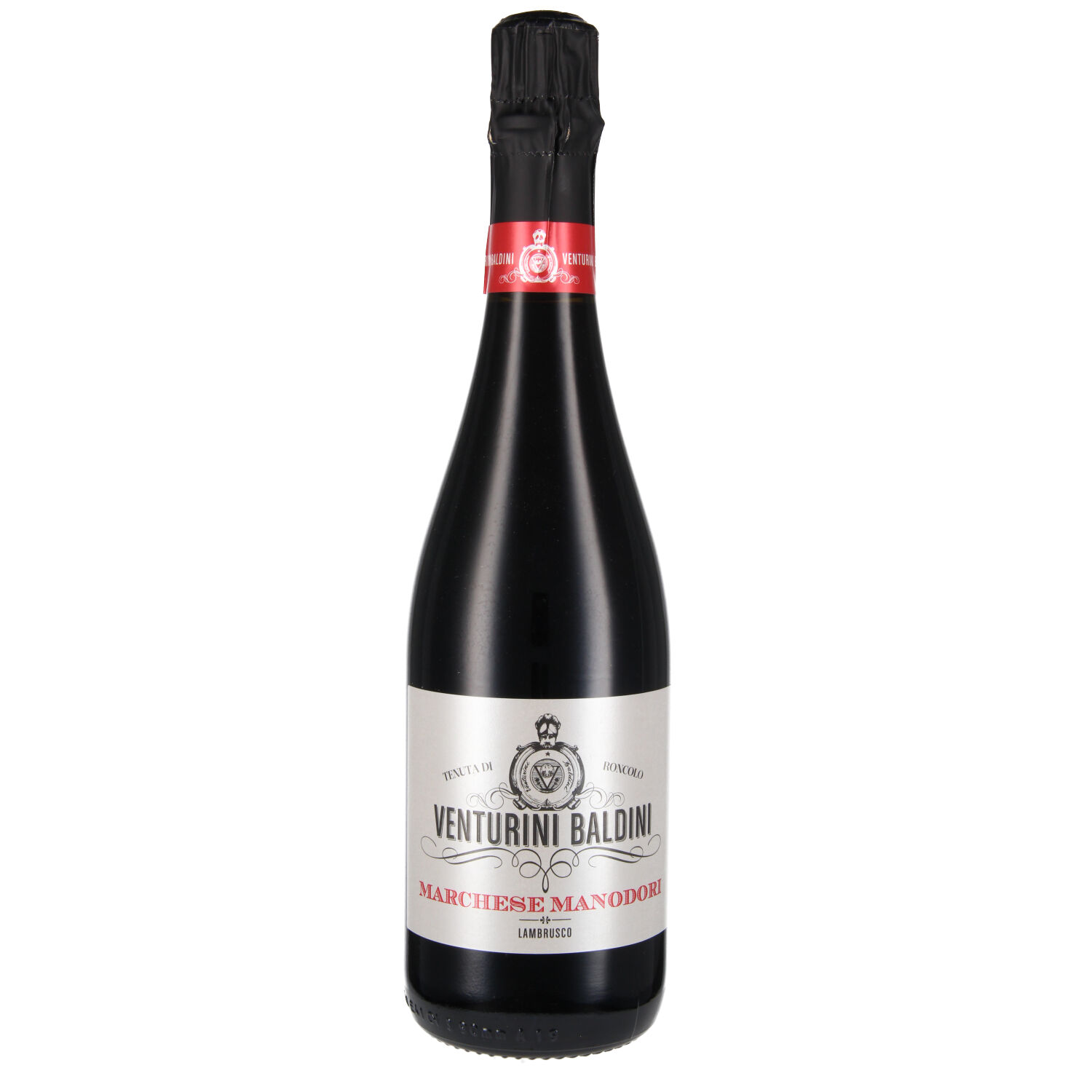 Marchese Manodori  Lambrusco frizzante Rosso secco DOP Reggiano  (bio)