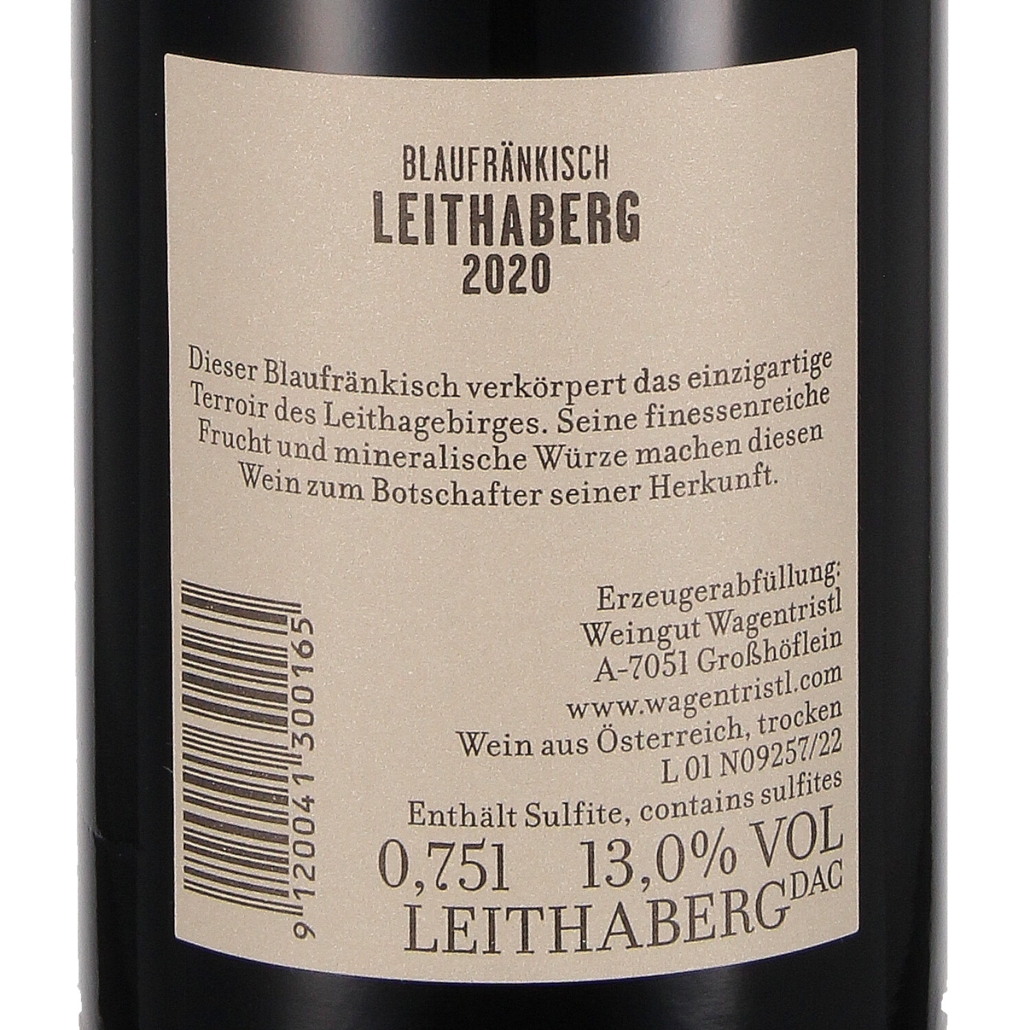 Blaufränkisch Leithaberg DAC 2020, QW