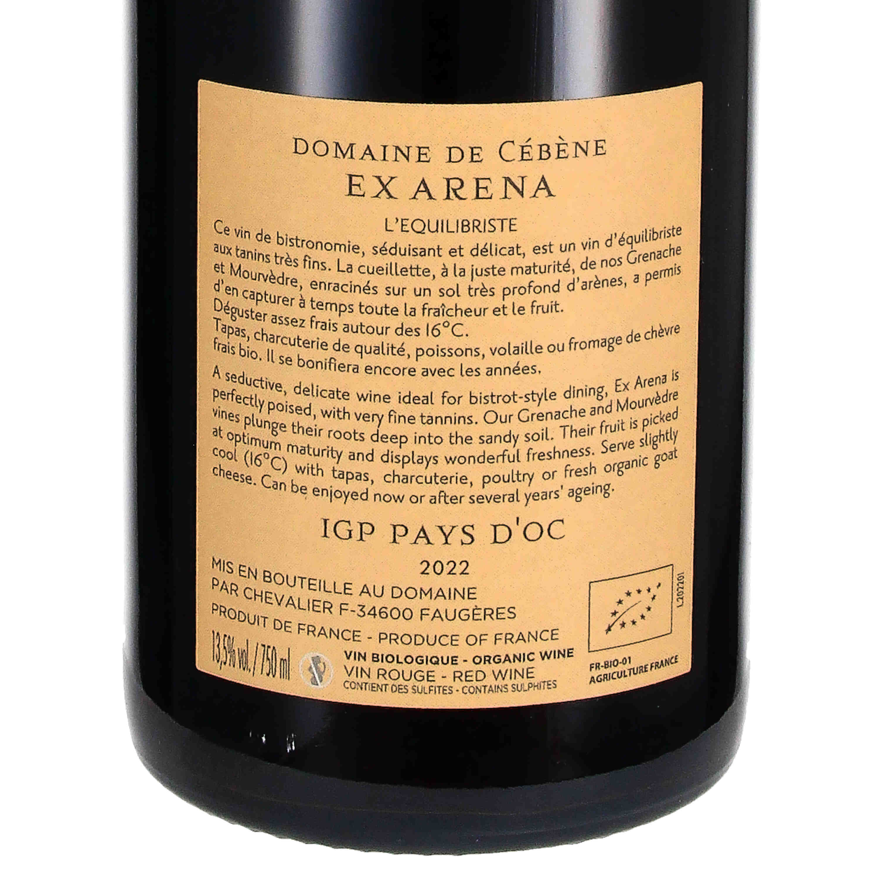 "Ex Arena" IGP Pays d’Oc 2022 (bio)