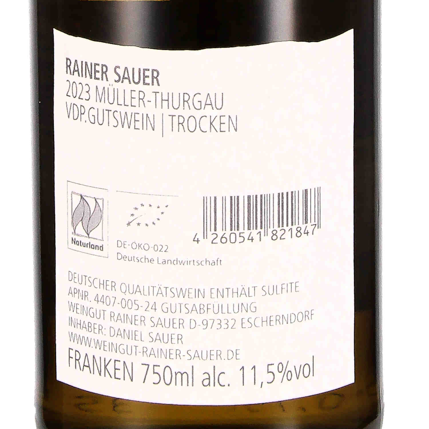 Müller-Thurgau trocken VDP.Gutswein 2023 (bio)