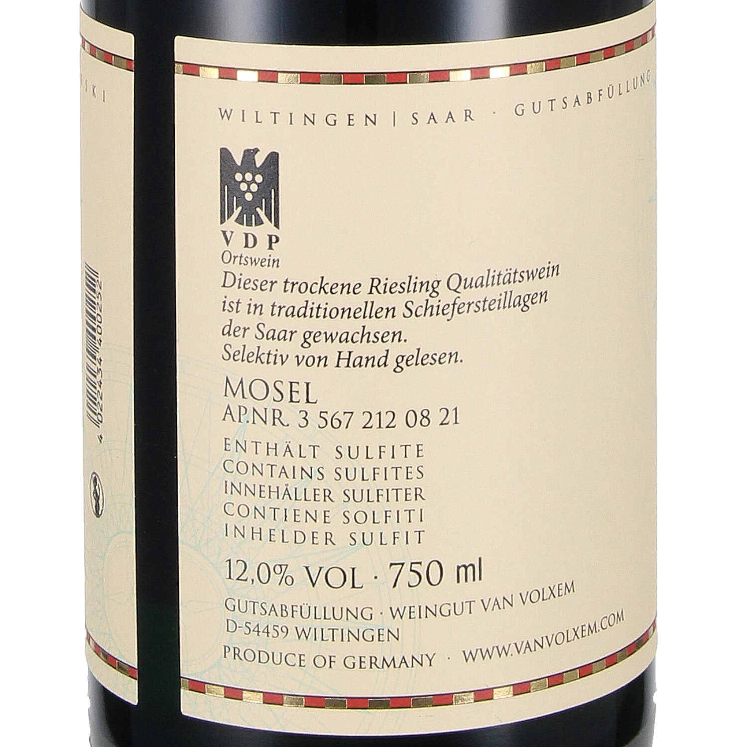 Saarburger Riesling VDP.Ortswein 2020